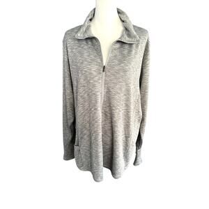 Columbia Gray Women's Zip Up Jacket  2X